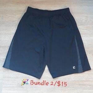 Fila Sport Boy's Basketball Shorts - Boy's Black Athletic Shorts Size XL 18/20